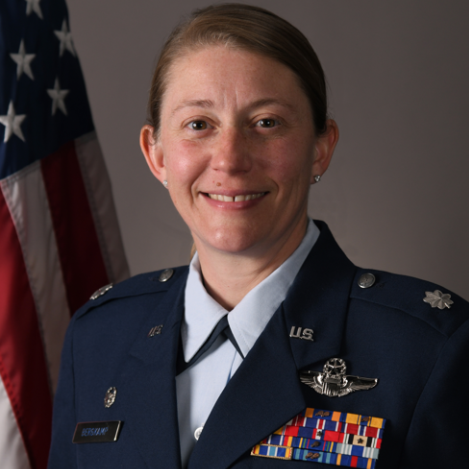 Headshot of Lieutenant Colonel Sarah Bergkamp